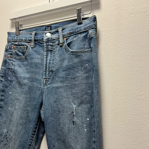 Gap True Skinny Paint Splatter Jeans - Picture 4 of 6